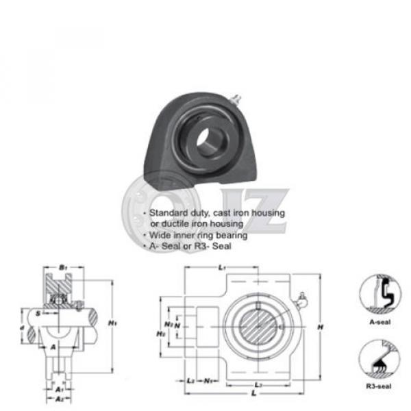 1.25 in Take Up Units Cast Iron HCT206-20 Mounted Bearing HC206-20 + T206 QTY:1 #2 image